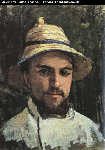 Gustave Caillebotte Self-Portrait in Colonial Helmet